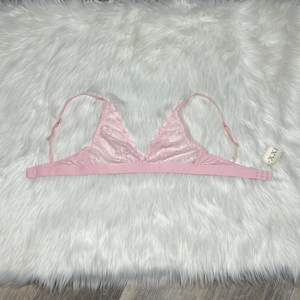 Light Pink Triangle Bralette By Forever 21 Size Small